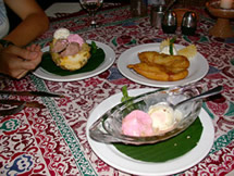 Dessert at Legong restaurant